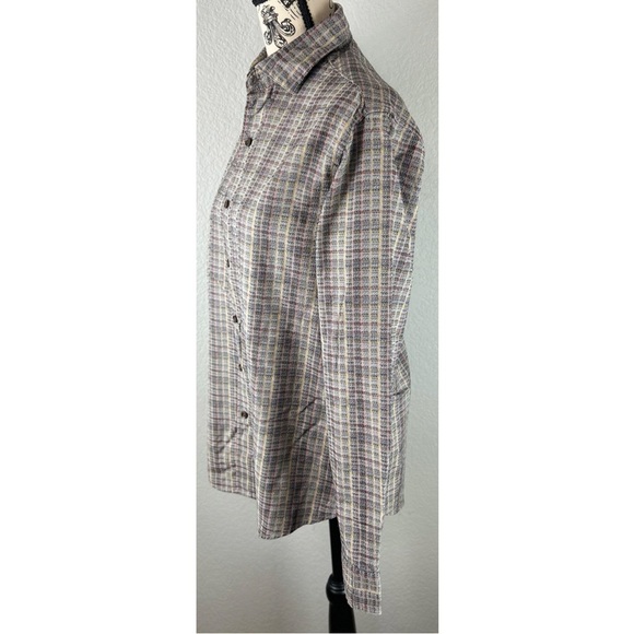 Tasso Elba Men’s Plaid Button Down Shirt, size Small - Picture 3 of 8